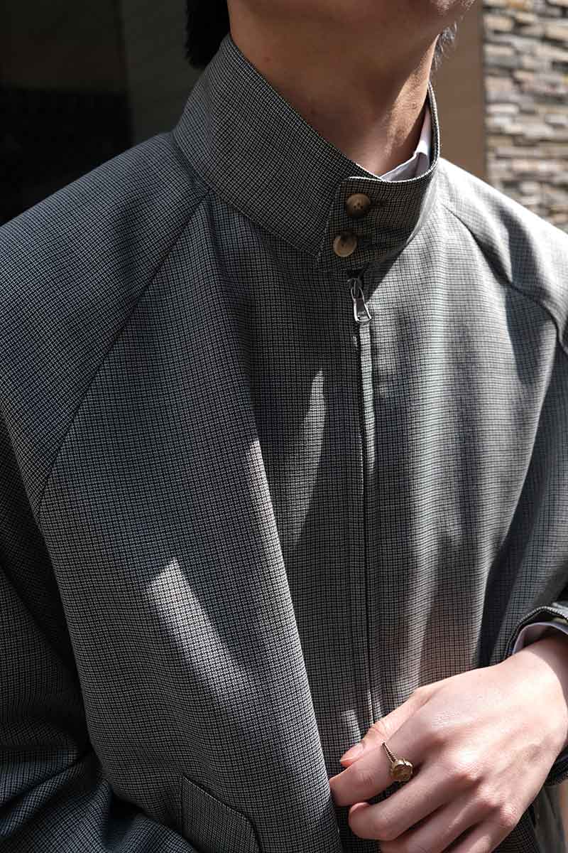 HARRINGTON DOMEUIL TONIK WOOL / MICRO CHECK