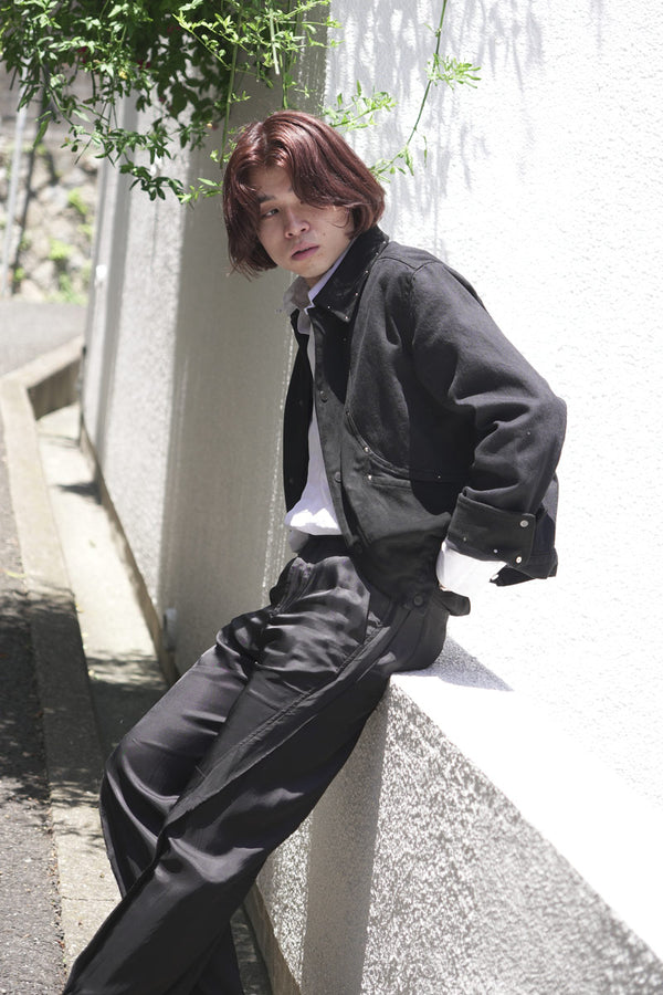 BLACK TWILL SPORTS JACKET .15 / BLACK [STOCK EXCLUSIVE]