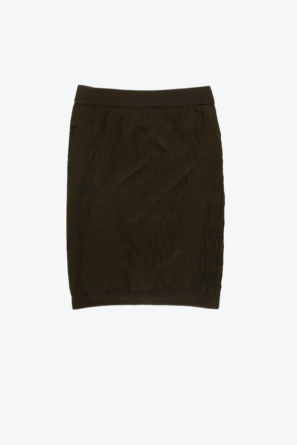 GOLM DRYARN SEAMLESS NECK WARMER / DARK BROWN