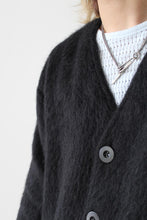 Load image into Gallery viewer, CARDIGAN / BLACK MOHAIR