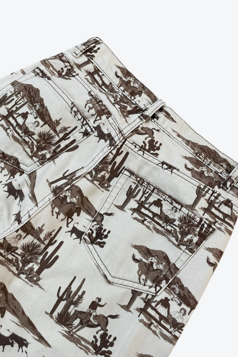REFORMATION JEANS | PRINTED SLIM JEANS [데드스톡/NOS]