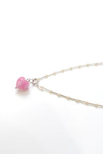 Load image into Gallery viewer, POSY CHOKER SS / SILVER/PINK
