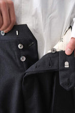 Load image into Gallery viewer, WOOL TRICOTINE FLARE / GRAY [金沢店]