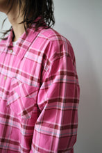 画像をギャラリービューアに読み込む, CLUB OVERSHIRT / PINK CHECK