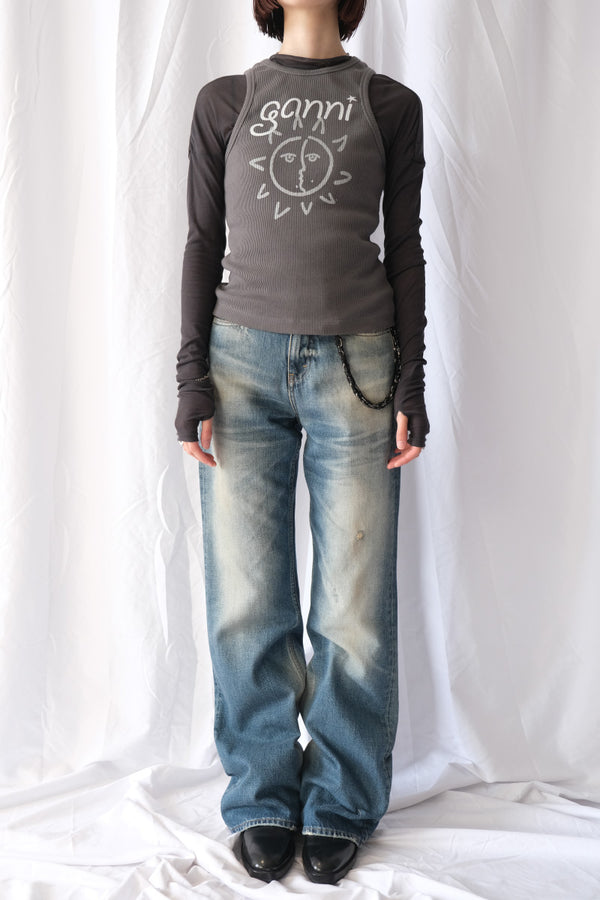BEAT JEANS / AGED BLUE