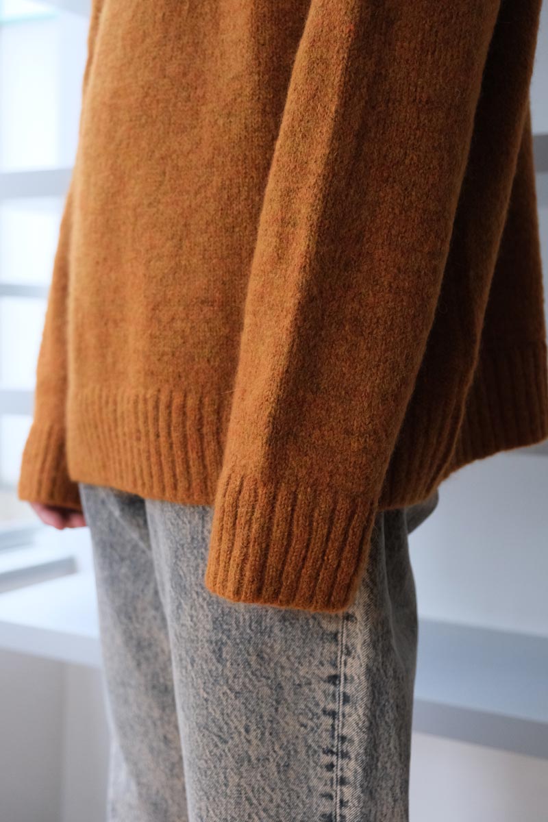 EAST SWEATER / PUMPKIN MELANGE [60% 할인]