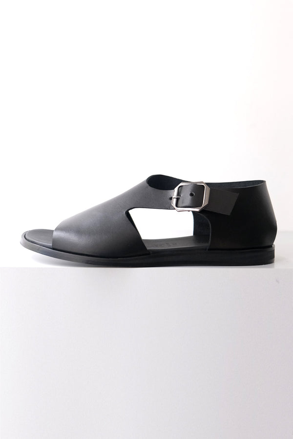 4479 ZEPPA LEATHER SANDALS / NERO