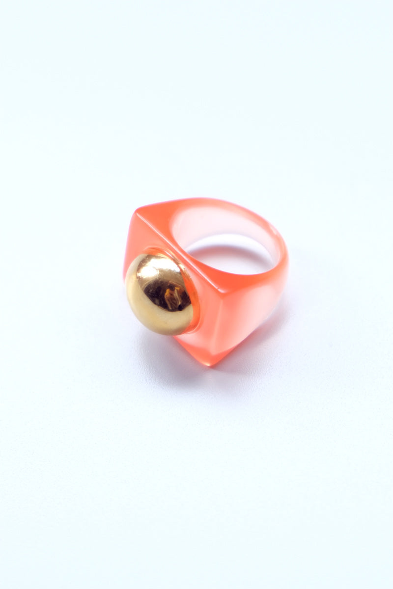 RECTANGLE RING / BLAZING ORANGE