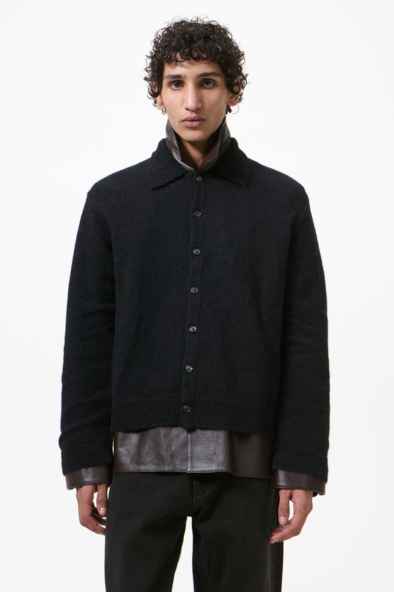 EVENING POLO / BLACK FUZZY ALPCA [6月入荷予定］