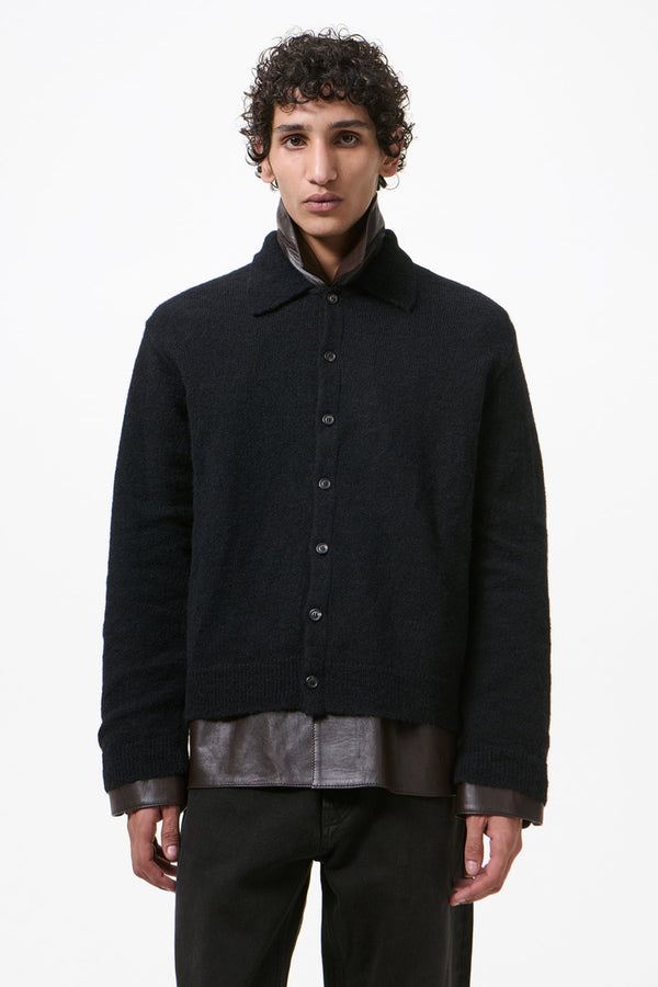 EVENING POLO / BLACK FUZZY ALPCA [6月入荷予定］