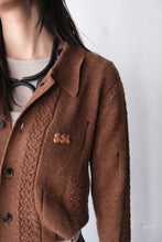 Load image into Gallery viewer, BROKE CARDIGAN / BROWN [30%OFF]