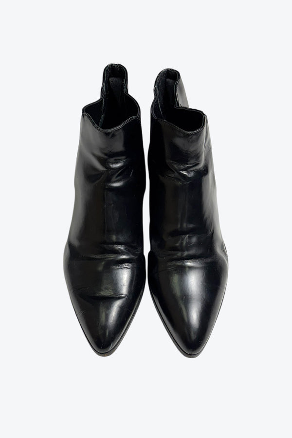 PRADA | MADE IN ITALY LEATHER SIDE GORE BOOTS [USED]