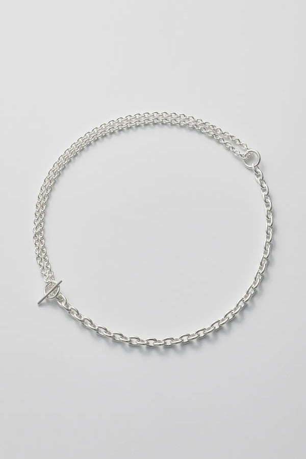 DOUBLE NECKLACE THIN / 925 STERLING SILVER [Available in May]