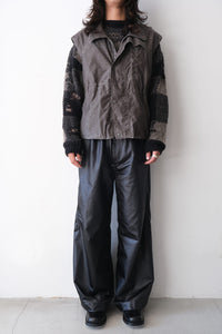 WAX VINTAGE WIDE PANTS / BLACK