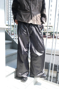 WAX VINTAGE WIDE PANTS / BLACK