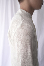 画像をギャラリービューアに読み込む, KITCHEN CURTAIN STACKED HENLEY / WHITE