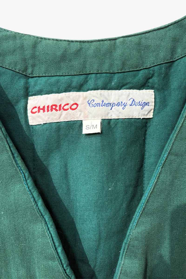 CHIRICO | MADE IN TURKEY 90'S PADDING SAFARI VEST [USED]