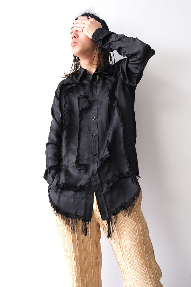 SCRATCH THE ITCH SHIRT / BLACK [30%OFF]
