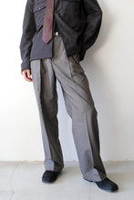 Load image into Gallery viewer, BORROWED CHINO / GREY ATOM CHECK WOOL