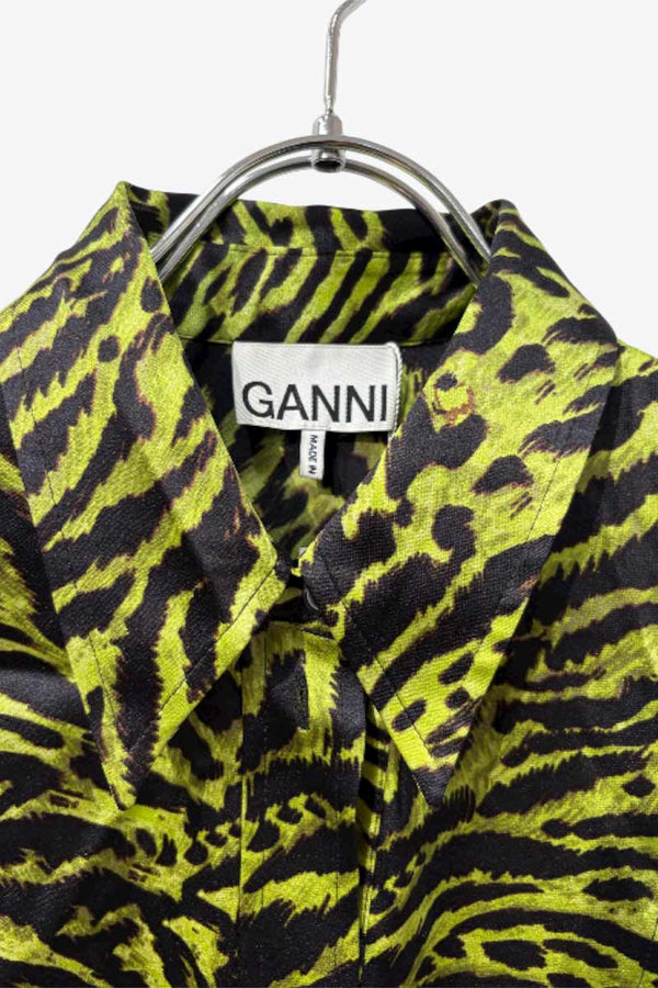 GANNI | SILK DRESS SHIRT [USED]