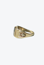 画像をギャラリービューアに読み込む, 10K GOLD FREEMASON RING 4.2G / GOLD/BLUE