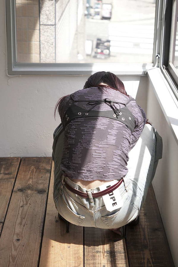 DALLA TOP / BROWN [50%OFF]
