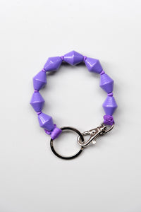 ZICKZACK SHORT KEYHOLDER / PURPLE-PURPLE