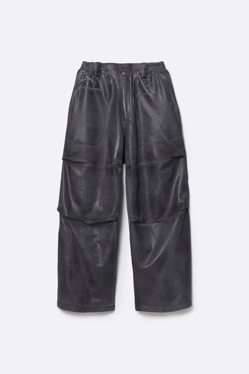 CRACKING COATED MILITARY PANTS .16 / DARK CHARCOLL ALBASS [26AW入荷予定]