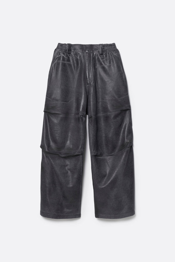 CRACKING COATED MILITARY PANTS .16 / DARK CHARCOLL ALBASS [26AW入荷予定]