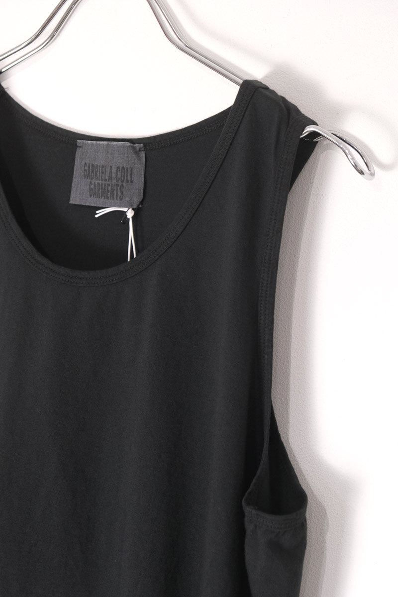 S18 NO.326 ORGANIC COTTON TANK TOP / BLACK [金沢店]