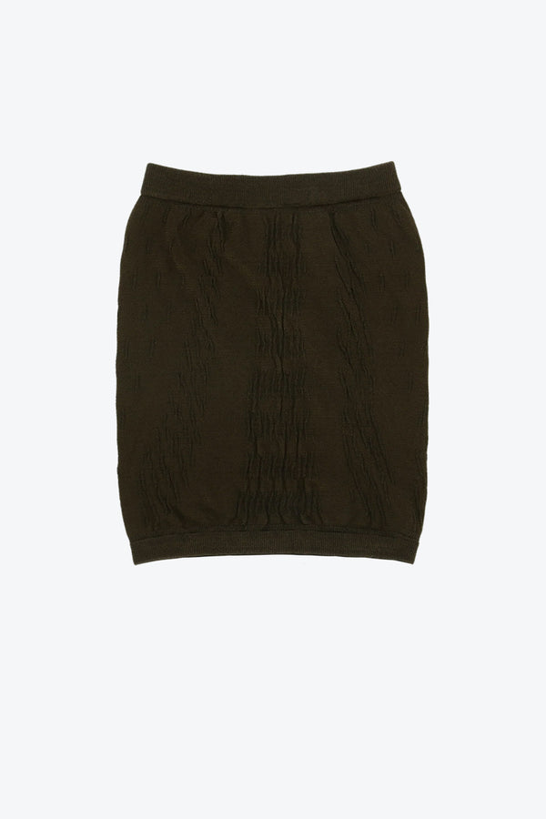 GOLM DRYARN SEAMLESS NECK WARMER / DARK BROWN