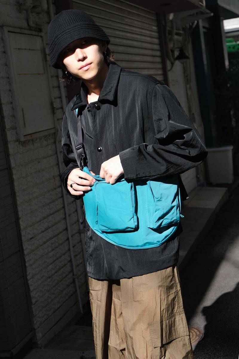 N/C CLOTH BODYBAG / BLUE GREEN [20%OFF]