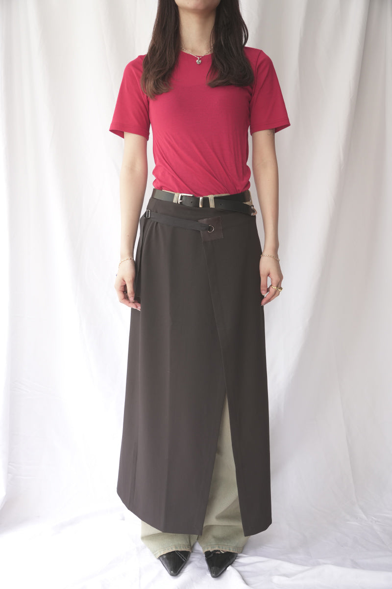 BLONT SKIRT / BROWN