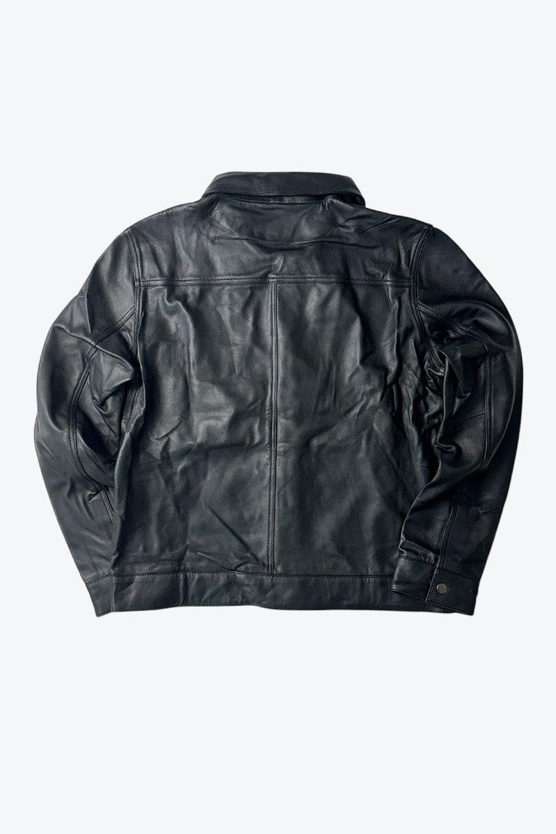 LEATHER FASHION HUB | 90'S LEATHER SHIRT [USED]