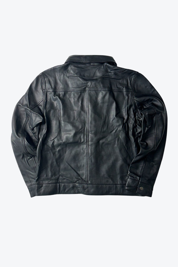 LEATHER FASHION HUB | 90'S LEATHER SHIRT [USED]