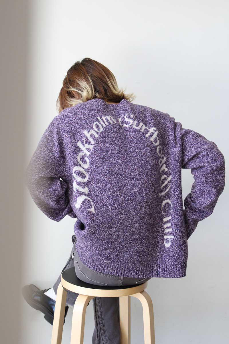 KNIT SWEATER / PURPLE