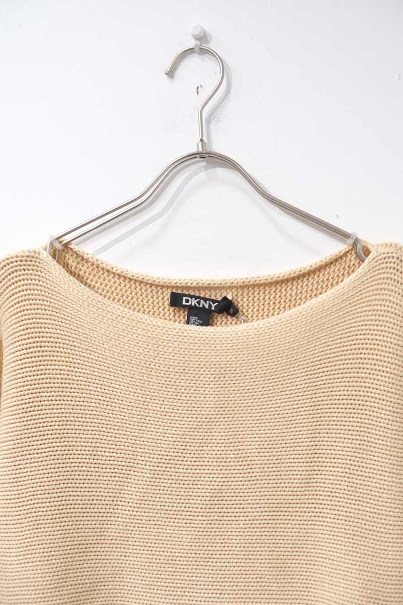 DKNY | 90년대 면 패딩 니트 스웨터 [USED]