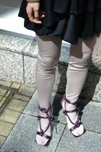 画像をギャラリービューアに読み込む, WOOL BACK BUTTON TIGHTS / LIGHT GRAY