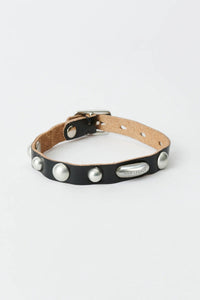 SUPER SLIM BRACELET / DEEP BLACK LEATHER