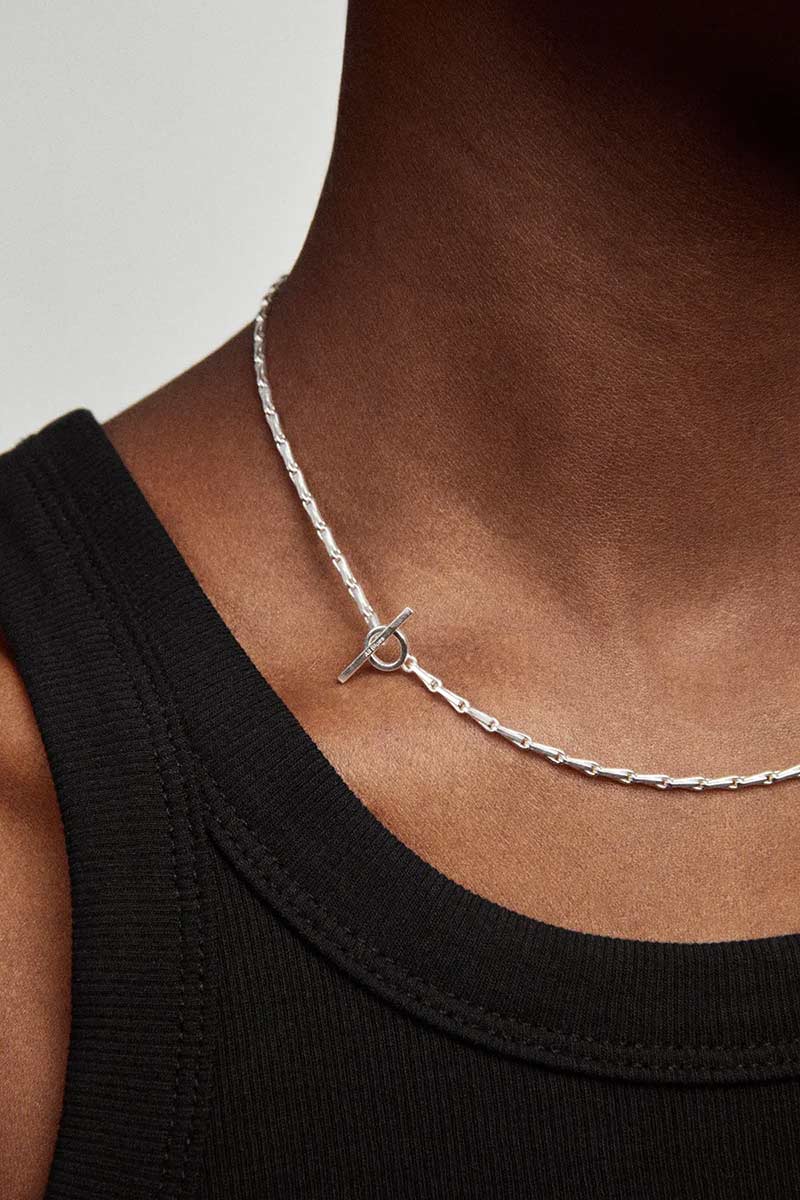 FOLD NECKLACE / 925 STERLING SILVER [4月入荷予定]