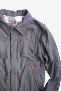 NIKE | Y2K ZIP NYLON DESIGN JACKET / GREY [USED]