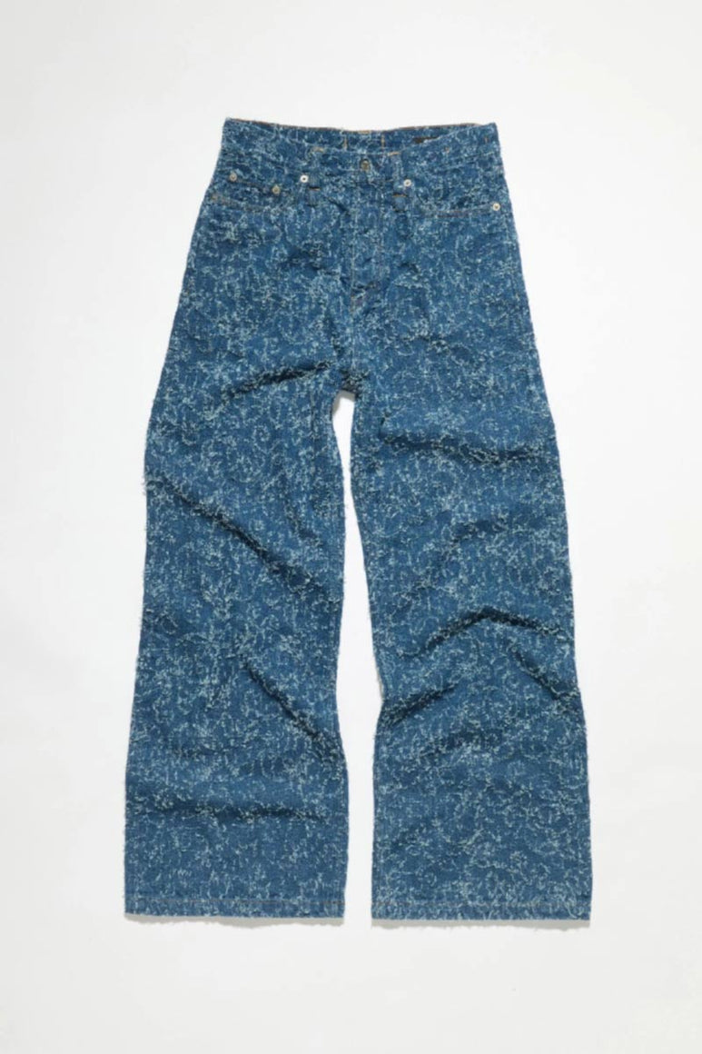 SKID JEANS / BLUE FLUFFY DENIM