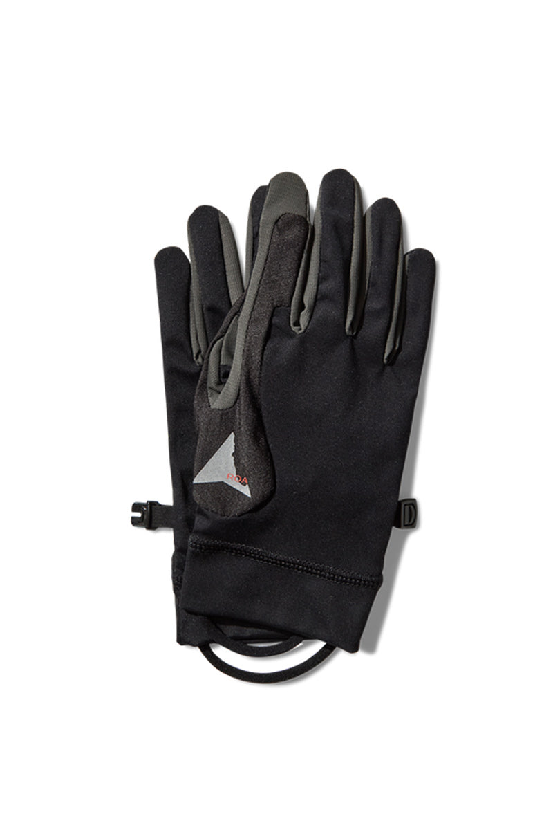 ANDIE BASE LAYER GLOVES / BLACK/BLACK