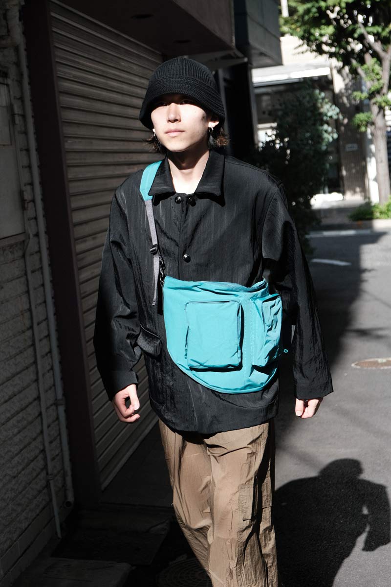 N/C CLOTH BODYBAG / BLUE GREEN [20%OFF]