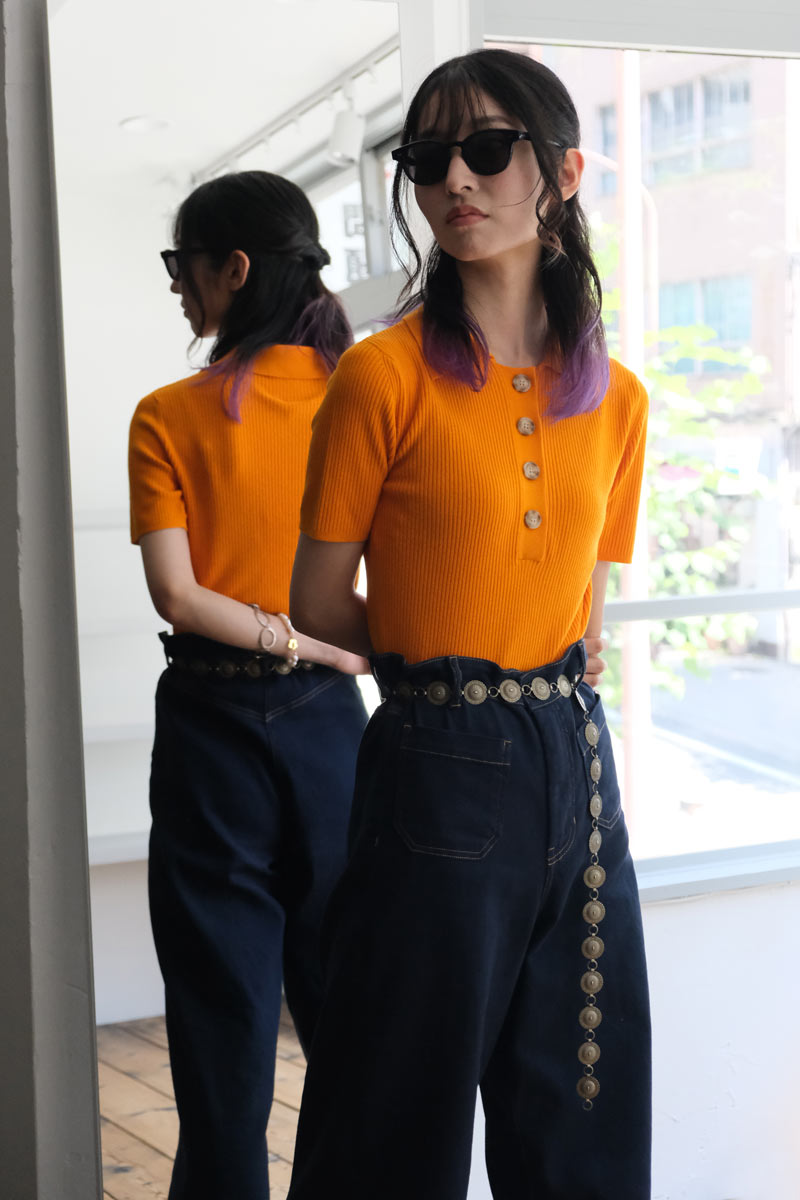 NANA TOP / ORANGE [70%OFF]