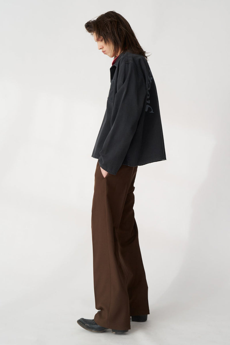 CLUB OVERSHIRT / WASHED BLACK [26AW入荷予定]