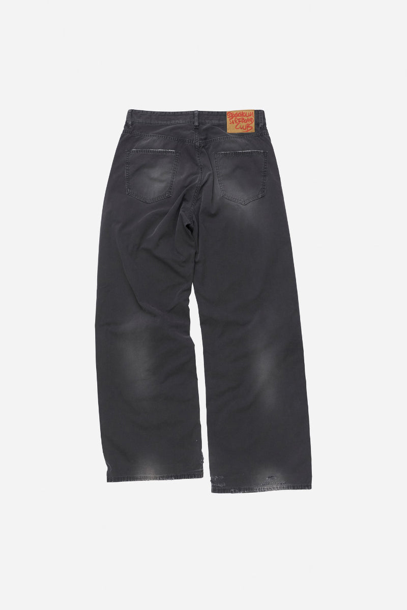 RALF CHINO TROUSERS / BLACK [26AW入荷予定]