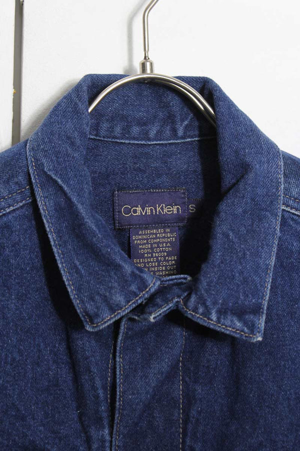 CALVIN KLEIN | MADE IN USA 90'S DENIM JACKET  [USED]