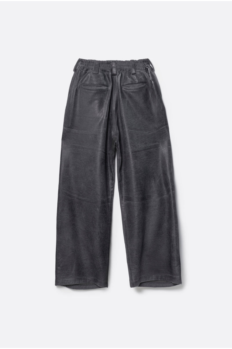 CRACKING COATED MILITARY PANTS .16 / DARK CHARCOLL ALBASS [26AW入荷予定]