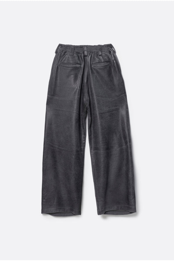 CRACKING COATED MILITARY PANTS .16 / DARK CHARCOLL ALBASS [26AW入荷予定]